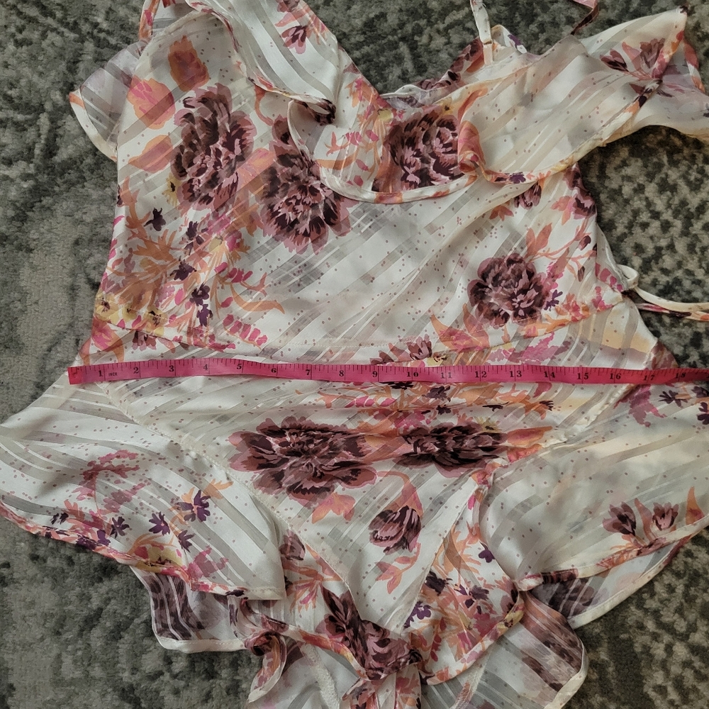 Free People Hold Me Closer Teddy in Ivory Combo Size Medium - Picture 5 of 16